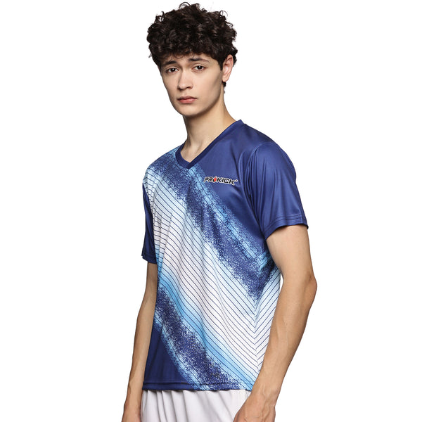 Prokick Men's V-Neck Half Sleeves Sports Wear T-Shirt