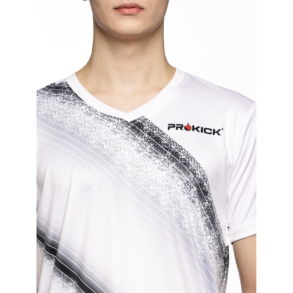 Prokick Men's V-Neck Half Sleeves Sports Wear T-Shirt - Best Price online Prokicksports.com