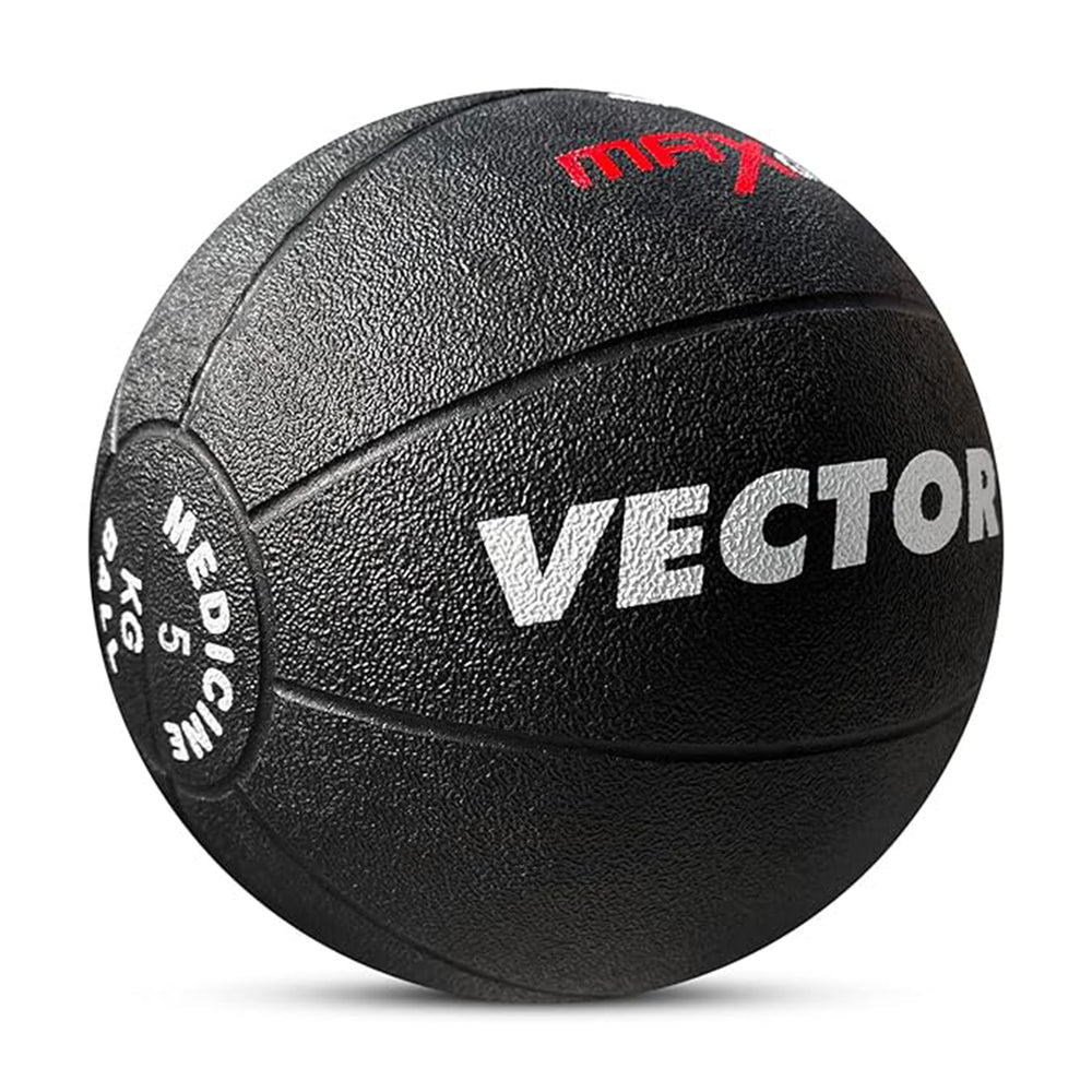 Vector X Rubber Medicine Ball – 5kg | Durable and Non-Slip Medicine Ball for Fitness, Strength Training, and Core Workouts - Best Price online Prokicksports.com