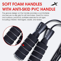 Vector X VX-705 PVC Jump Rope – Adjustable Speed Skipping Rope for Cardio, Weight Loss, CrossFit, Boxing, Home Workouts – Durable & Lightweight Design - Best Price online Prokicksports.com