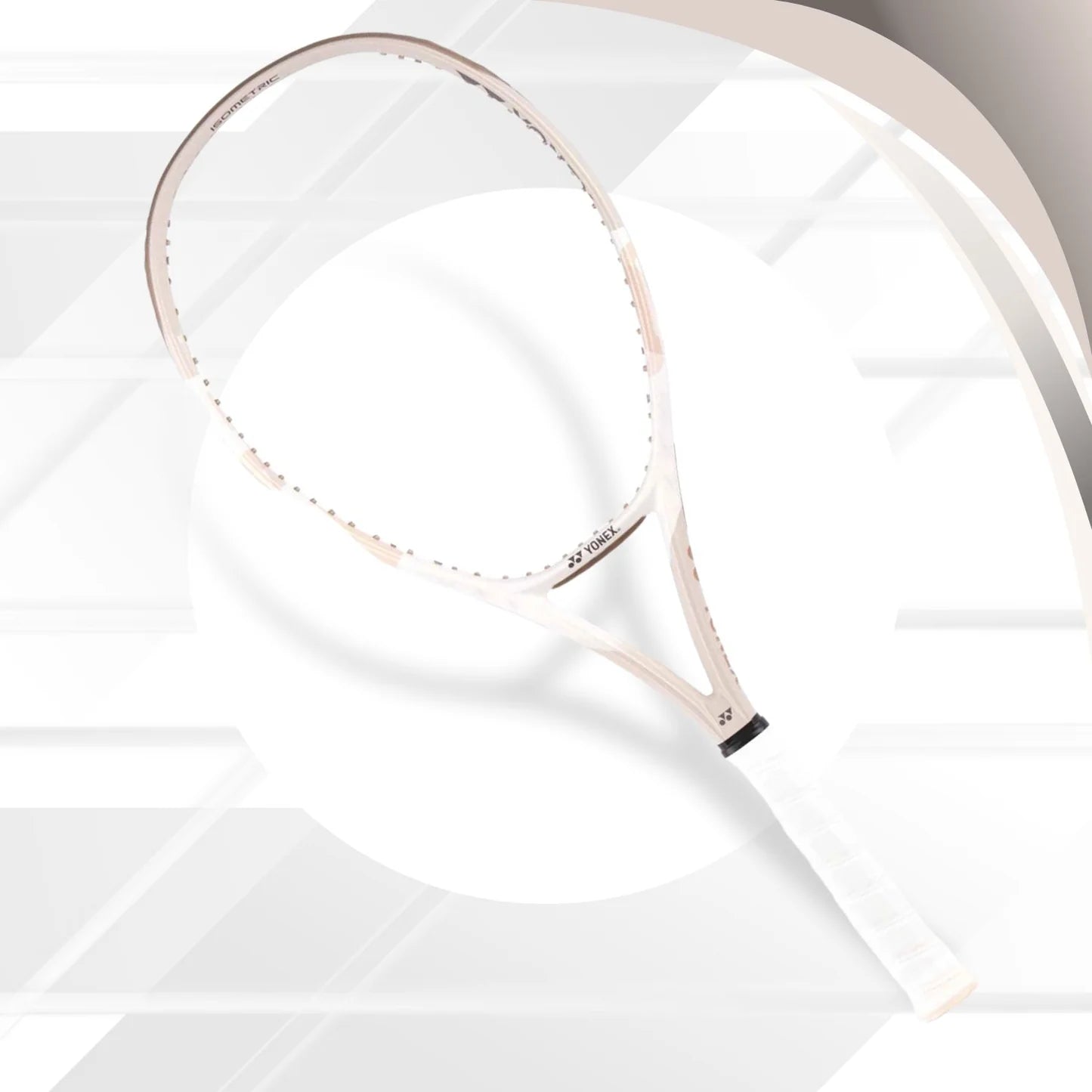 YONEX Vcore 100 Unstrung Tennis Racquet (Sand Beige) -  Power, Precision & Control for Competitive Players