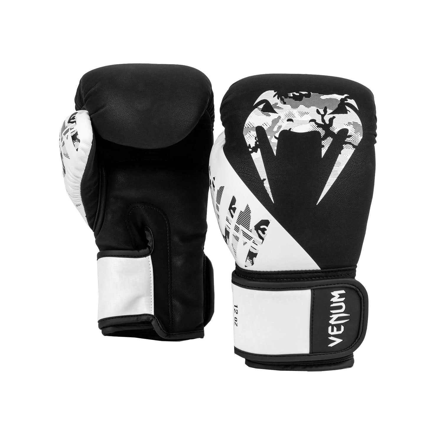 Venum Legacy Boxing Gloves, White/Black - Best Price online Prokicksports.com