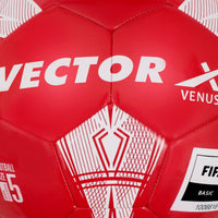 Vector X Venus TPU Machine Stitched Football Size 5 | FIFA BASIC Certified Indoor & Outdoor Match & Training Football - Best Price online Prokicksports.com