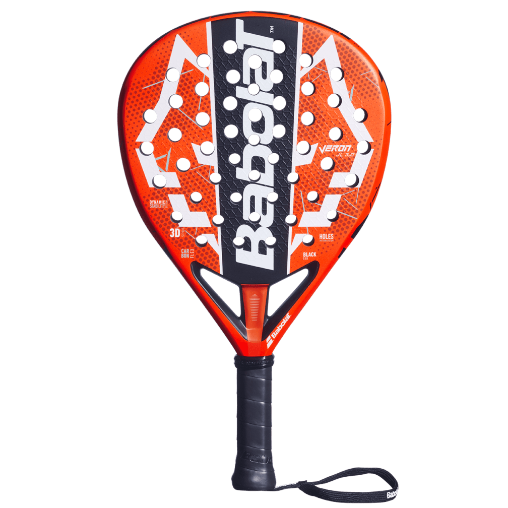 Babolat Veron Juan Lebrón 3.0 Padel Racquet | Carbon Flex Diamond Paddle with Black EVA Core & 3D Spin