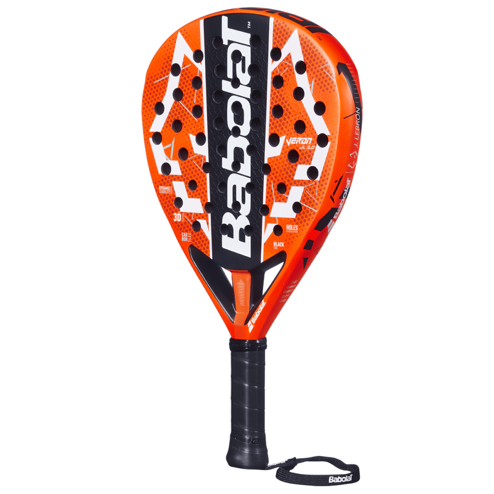 Babolat Veron Juan Lebrón 3.0 Padel Racquet | Carbon Flex Diamond Paddle with Black EVA Core & 3D Spin