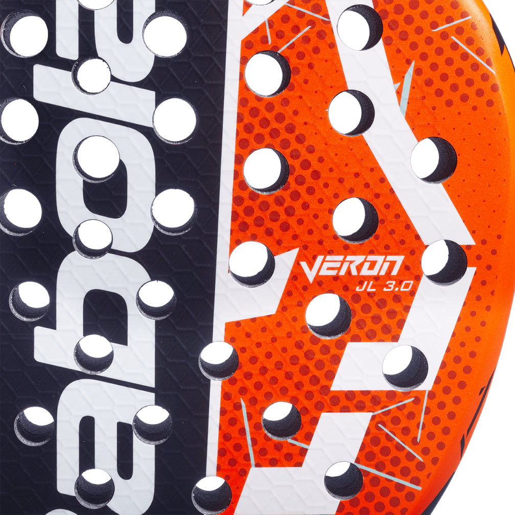 Babolat Veron Juan Lebrón 3.0 Padel Racquet | Carbon Flex Diamond Paddle with Black EVA Core & 3D Spin