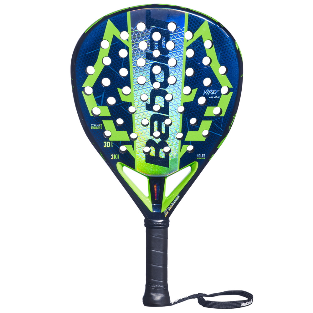 Babolat Viper Juan Lebrón 3.0 Padel Racquet | 3K Carbon Diamond Paddle with Hard EVA Core & Dynamic Stability System