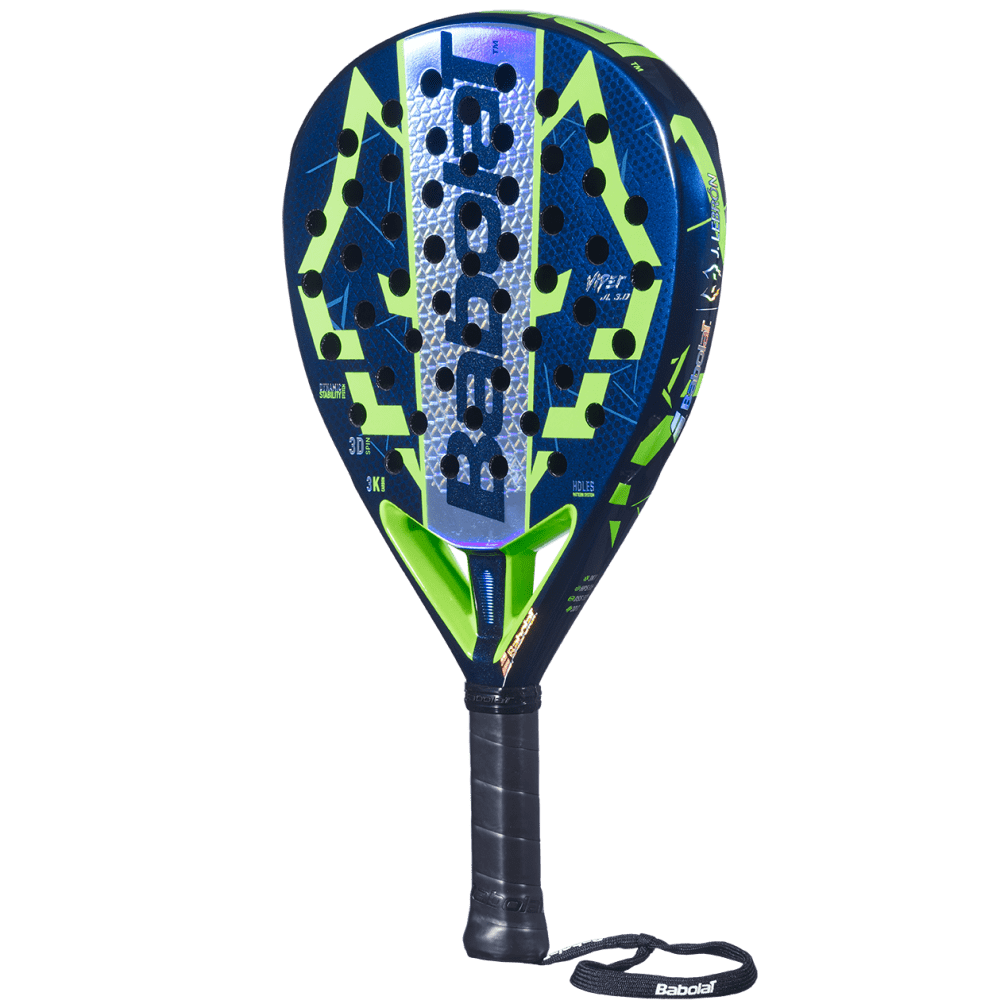 Babolat Viper Juan Lebrón 3.0 Padel Racquet | 3K Carbon Diamond Paddle with Hard EVA Core & Dynamic Stability System