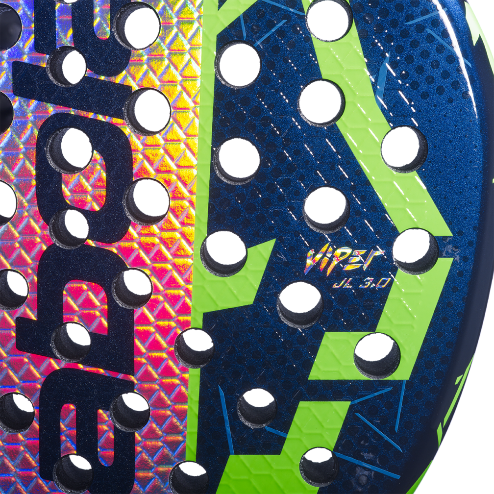 Babolat Viper Juan Lebrón 3.0 Padel Racquet | 3K Carbon Diamond Paddle with Hard EVA Core & Dynamic Stability System