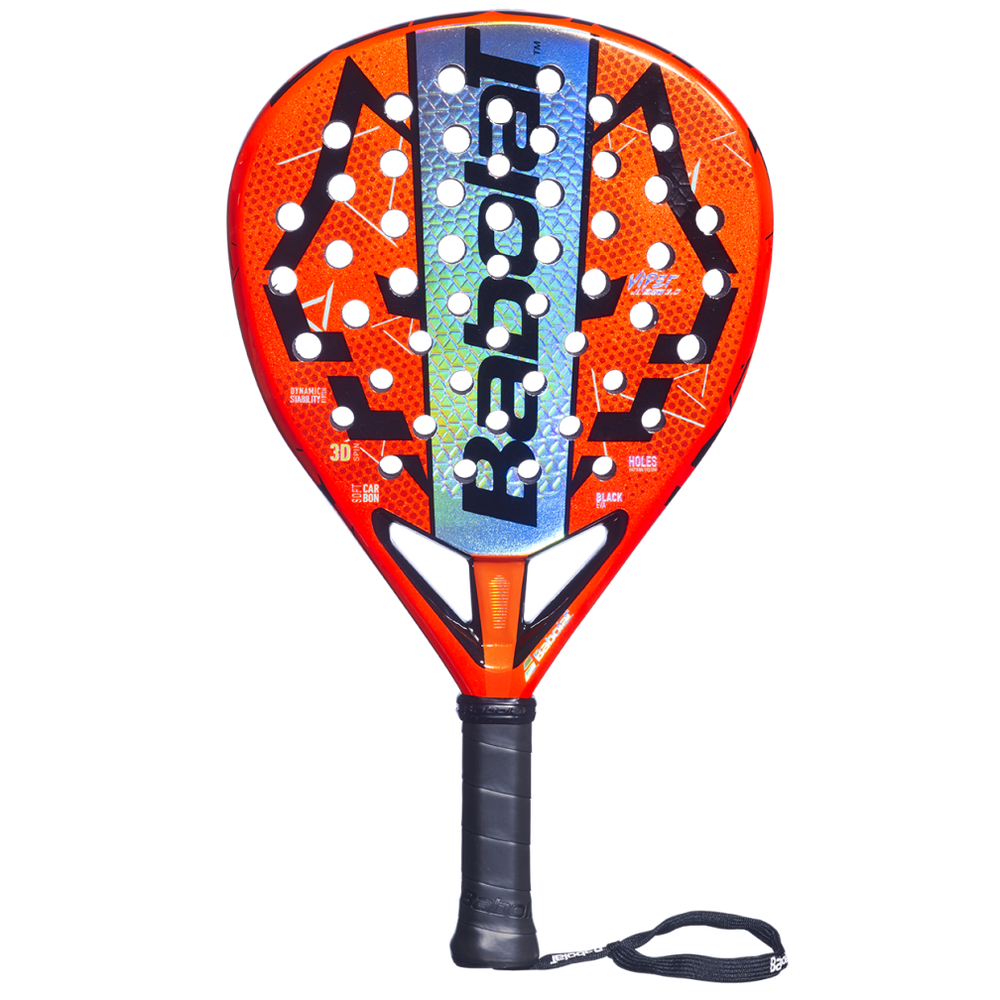 Babolat Viper Soft Juan Lebrón 3.0 Padel Racquet | Soft Carbon Diamond Paddle with Black EVA Core, 3D Spin & Dynamic Stability System