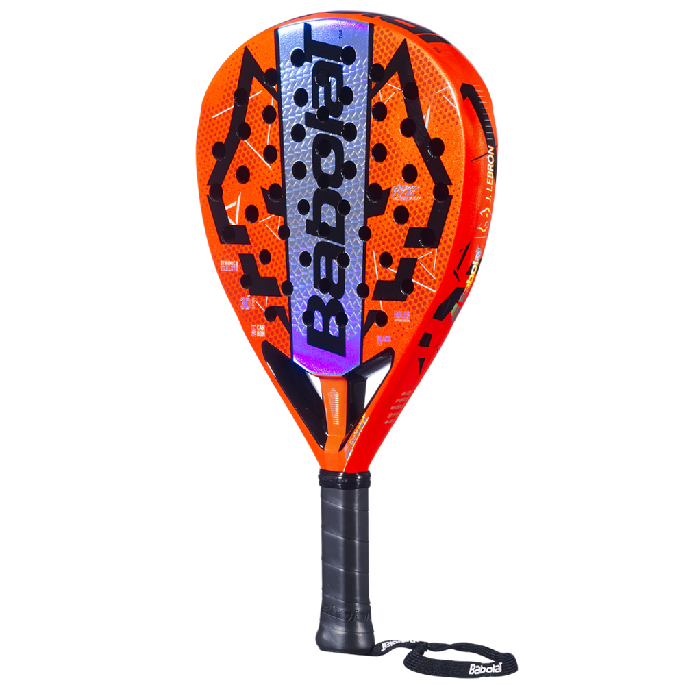 Babolat Viper Soft Juan Lebrón 3.0 Padel Racquet | Soft Carbon Diamond Paddle with Black EVA Core, 3D Spin & Dynamic Stability System - Best Price online Prokicksports.com