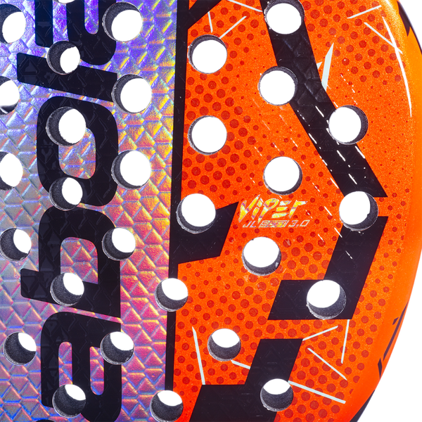 Babolat Viper Soft Juan Lebrón 3.0 Padel Racquet | Soft Carbon Diamond Paddle with Black EVA Core, 3D Spin & Dynamic Stability System