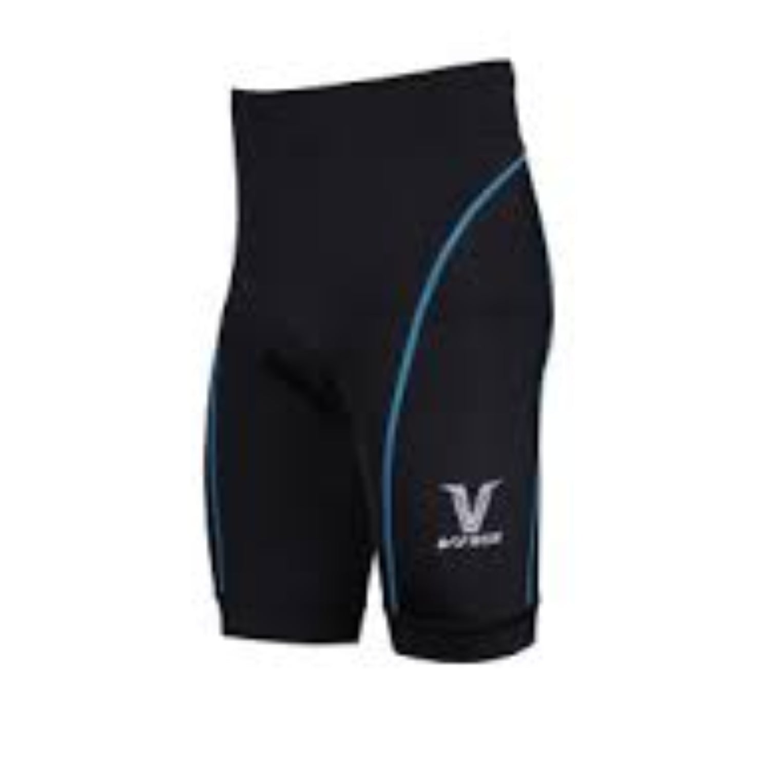 Viva CSP-002 Cycling Padded Shorts, Black/Blue | Performance Cycling Shorts with Gel Padding & Moisture-Wicking Fabric - Best Price online Prokicksports.com