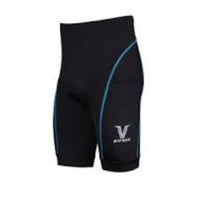 Viva CSP-002 Cycling Padded Shorts, Black/Blue | Performance Cycling Shorts with Gel Padding & Moisture-Wicking Fabric - Best Price online Prokicksports.com