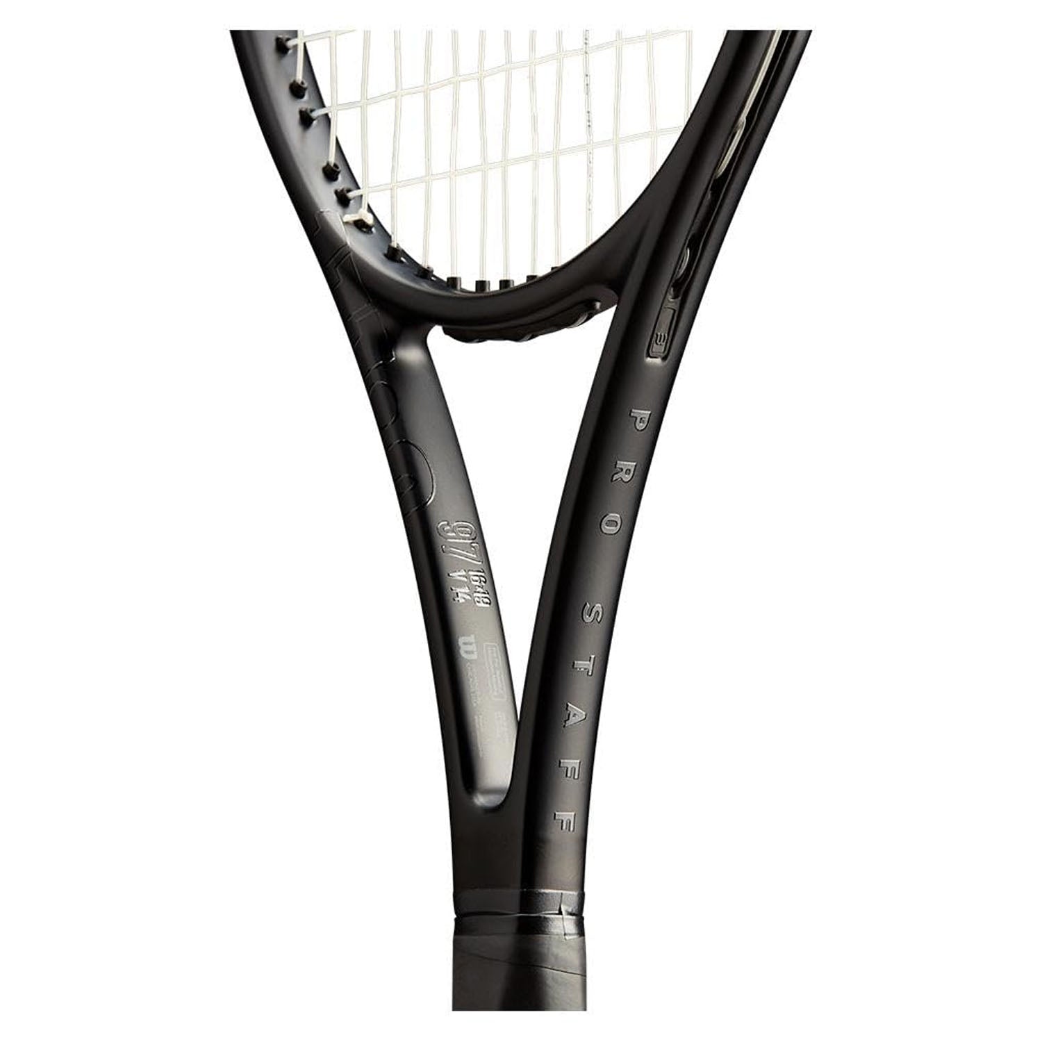 Wilson Noir Pro Staff 97 V14 Unstrung Tennis Racquet - Best Price online Prokicksports.com