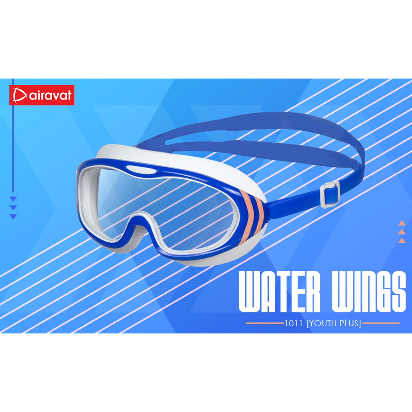 Airavat Water Wings 1011 Youth Plus Swimming Goggles – Anti-Fog, UV Protection, Leak-Proof Swim Glasses for Teens & Young Adults - Best Price online Prokicksports.com