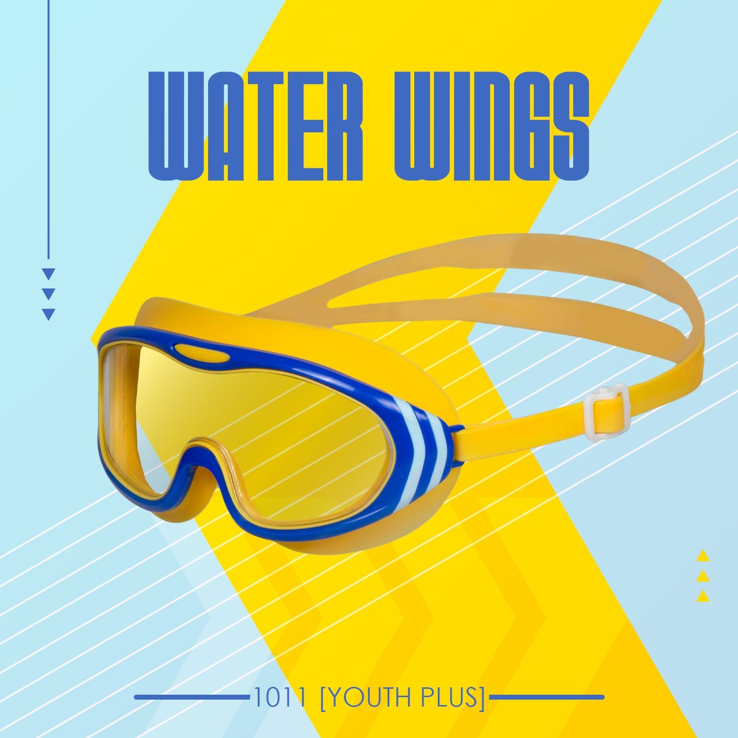 Airavat Water Wings 1011 Youth Plus Swimming Goggles – Anti-Fog, UV Protection, Leak-Proof Swim Glasses for Teens & Young Adults - Best Price online Prokicksports.com