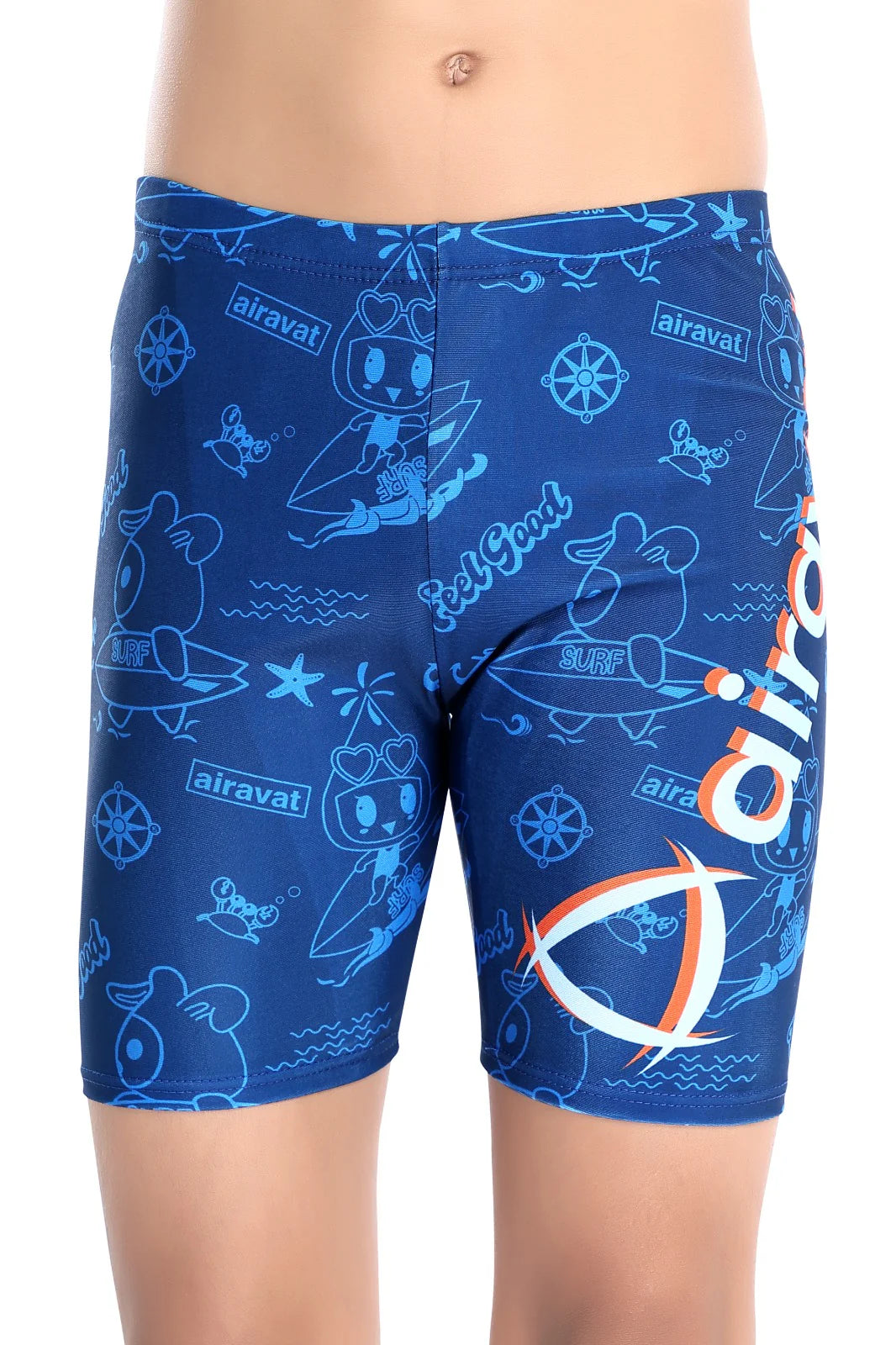 Airavat Neptune 1507 Kid’s Swimming Jammer | Quick-Dry, Stretchable & Comfortable Swim Shorts | Durable Chlorine-Resistant Boys & Girls Swimwear | Ideal for Training & Pool - Best Price online Prokicksports.com