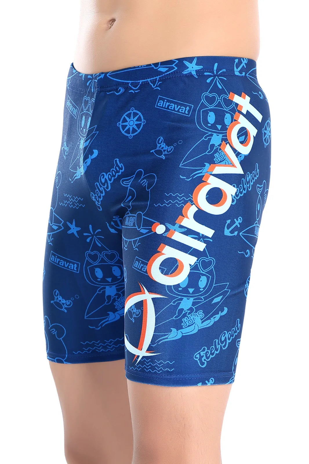 Airavat Neptune 1507 Kid’s Swimming Jammer | Quick-Dry, Stretchable & Comfortable Swim Shorts | Durable Chlorine-Resistant Boys & Girls Swimwear | Ideal for Training & Pool - Best Price online Prokicksports.com