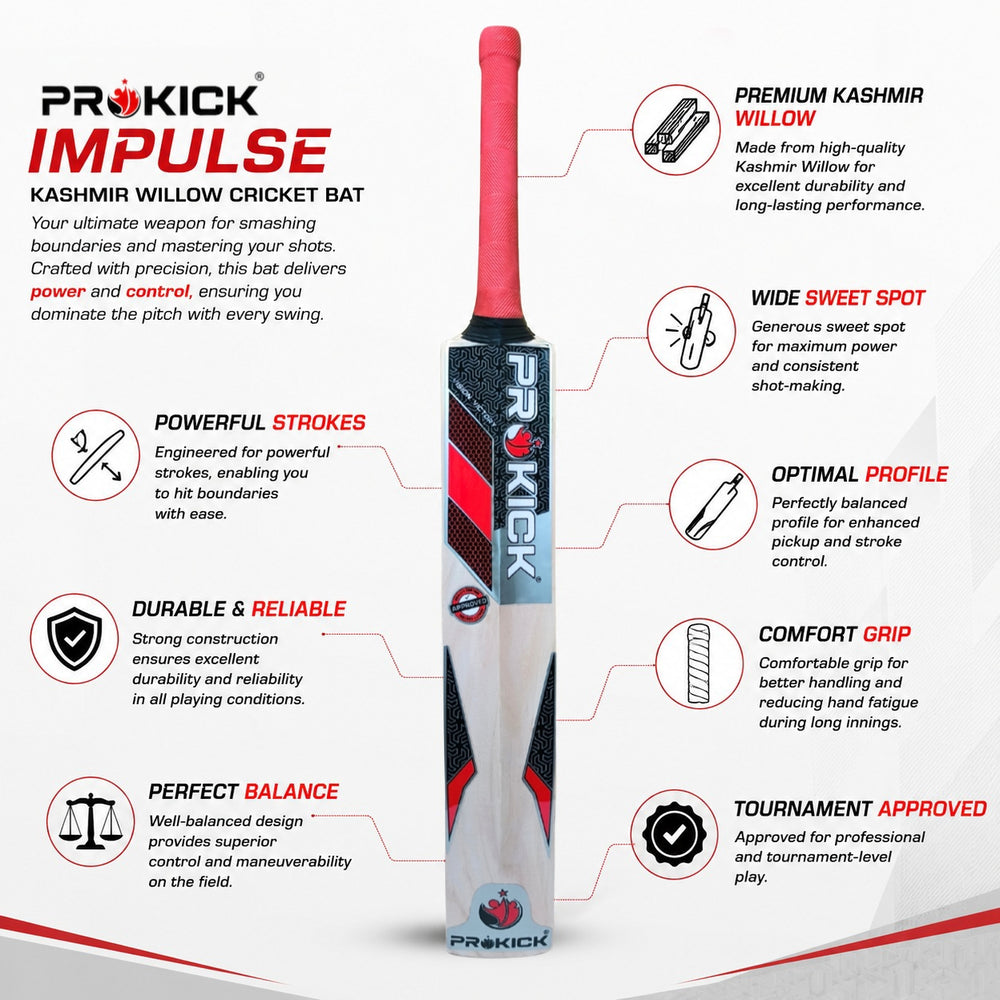 Prokick Megakit Kashmir Willow Full Cricket Kit with Helmet - Best Price online Prokicksports.com