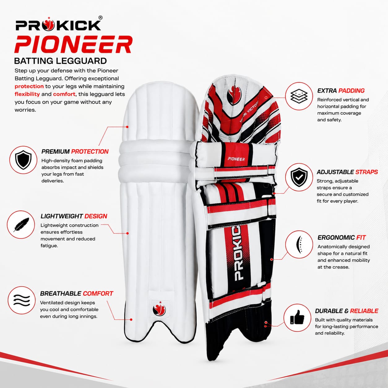 Prokick Megakit Kashmir Willow Full Cricket Kit with Helmet - Best Price online Prokicksports.com
