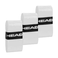 HEAD Synthetic Super Comp Tennis Overgrip (White, 3-Pack) | Tacky High-Absorption Elastomer Overgrips - Best Price online Prokicksports.com