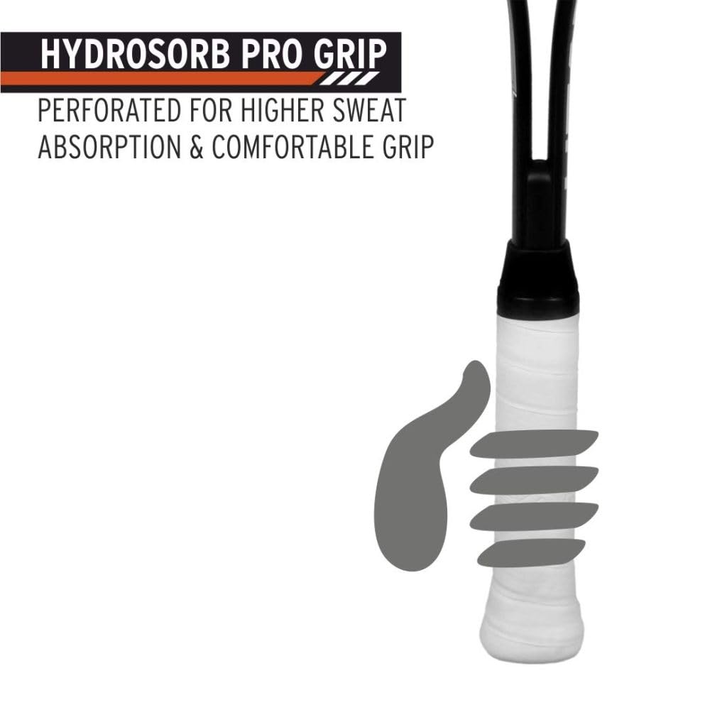 HEAD Nano Ti Spector 2.0 Squash Racquet (Black/White) | Head-Light Maneuverable Entry-Level Frame