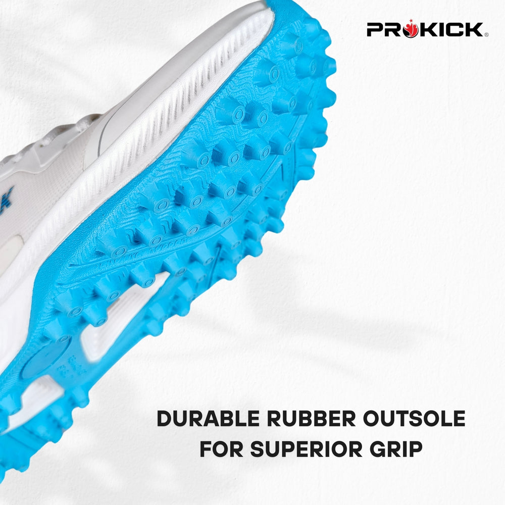 Prokick Fusion 2.0 Cricket Shoes | Lightweight Rubber Shoes | Men's Cricket Footwear | Durable Sports Shoes for Turf & Ground | Anti-Slip Grip | Breathable Comfort - Best Price online Prokicksports.com