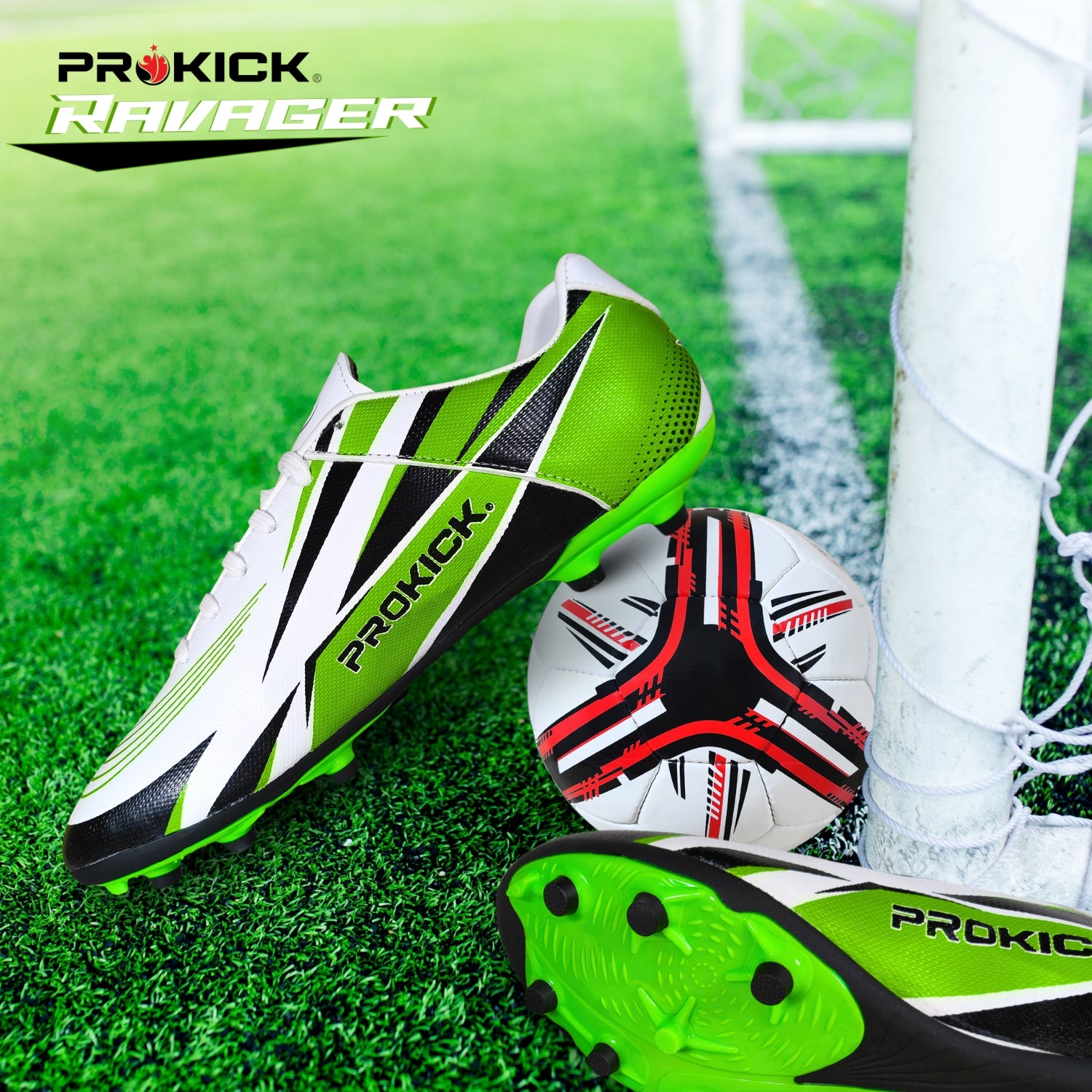 Prokick Ravager Football Stud Shoes - Best Price online Prokicksports.com