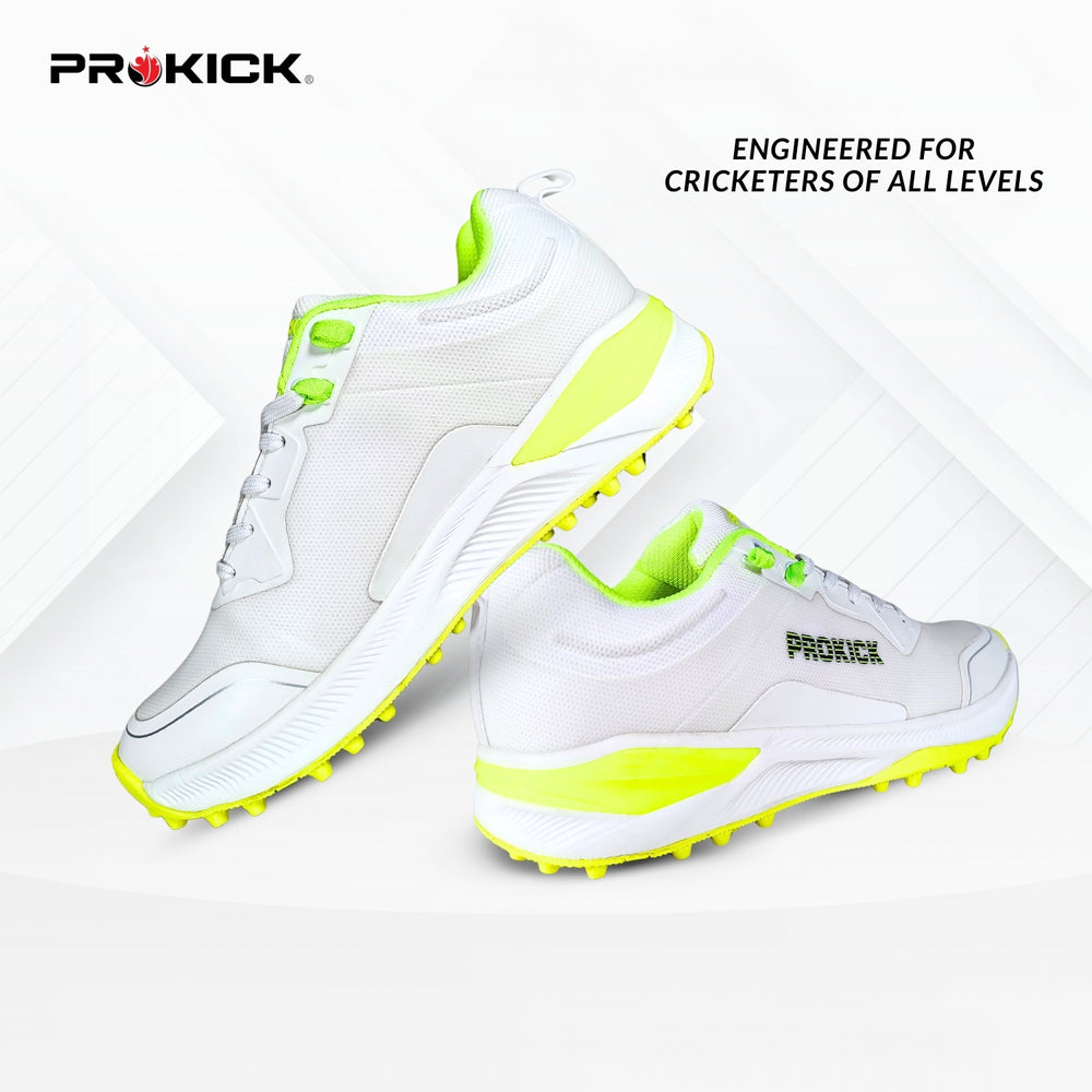 Prokick Fusion 2.0 Cricket Shoes | Lightweight Rubber Shoes | Men's Cricket Footwear | Durable Sports Shoes for Turf & Ground | Anti-Slip Grip | Breathable Comfort - Best Price online Prokicksports.com