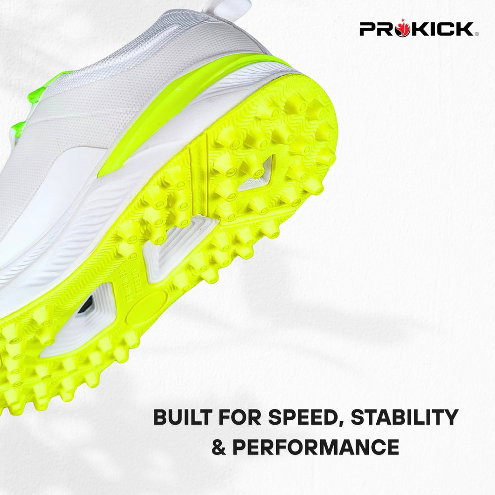 Prokick Fusion 2.0 Cricket Shoes | Lightweight Rubber Shoes | Men's Cricket Footwear | Durable Sports Shoes for Turf & Ground | Anti-Slip Grip | Breathable Comfort - Best Price online Prokicksports.com