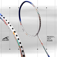 Hundred Powertek 1000 Pro Graphite Strung Badminton Racquet - Best Price online Prokicksports.com