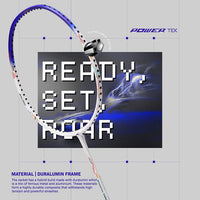 Hundred Powertek 1000 Pro Graphite Strung Badminton Racquet - Best Price online Prokicksports.com