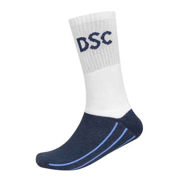DSC Men's Cotton Cricket Socks (1 Pair) | Premium Breathable Cushioning & Moisture-Wicking Comfort