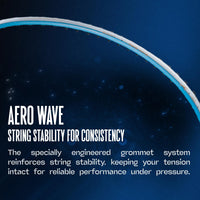 Hundred Predator Pro Strung Badminton Racquet (HBRX-5S073-1) | Aerodynamic Fast-Attacking Racquet with Full Cover