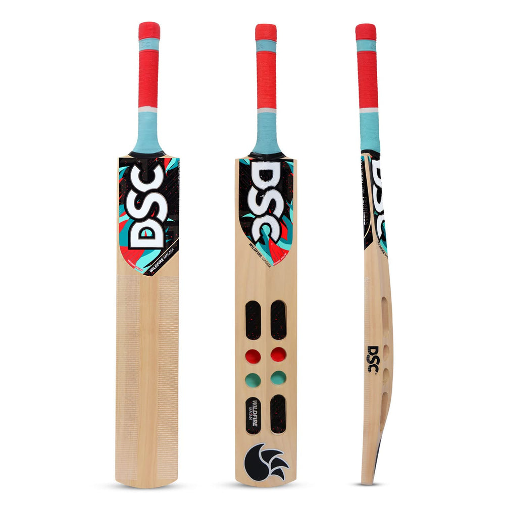 DSC Wildfire Magma Kashmir Willow Tennis Cricket Bat – SH, Full Size Lightweight Bat for Hard Tennis Ball, Power Shots & Street Cricket - Best Price online Prokicksports.com