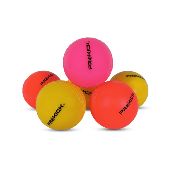 Prokick Plain Wind Balls (Pack Of 6 - Multicolor)
