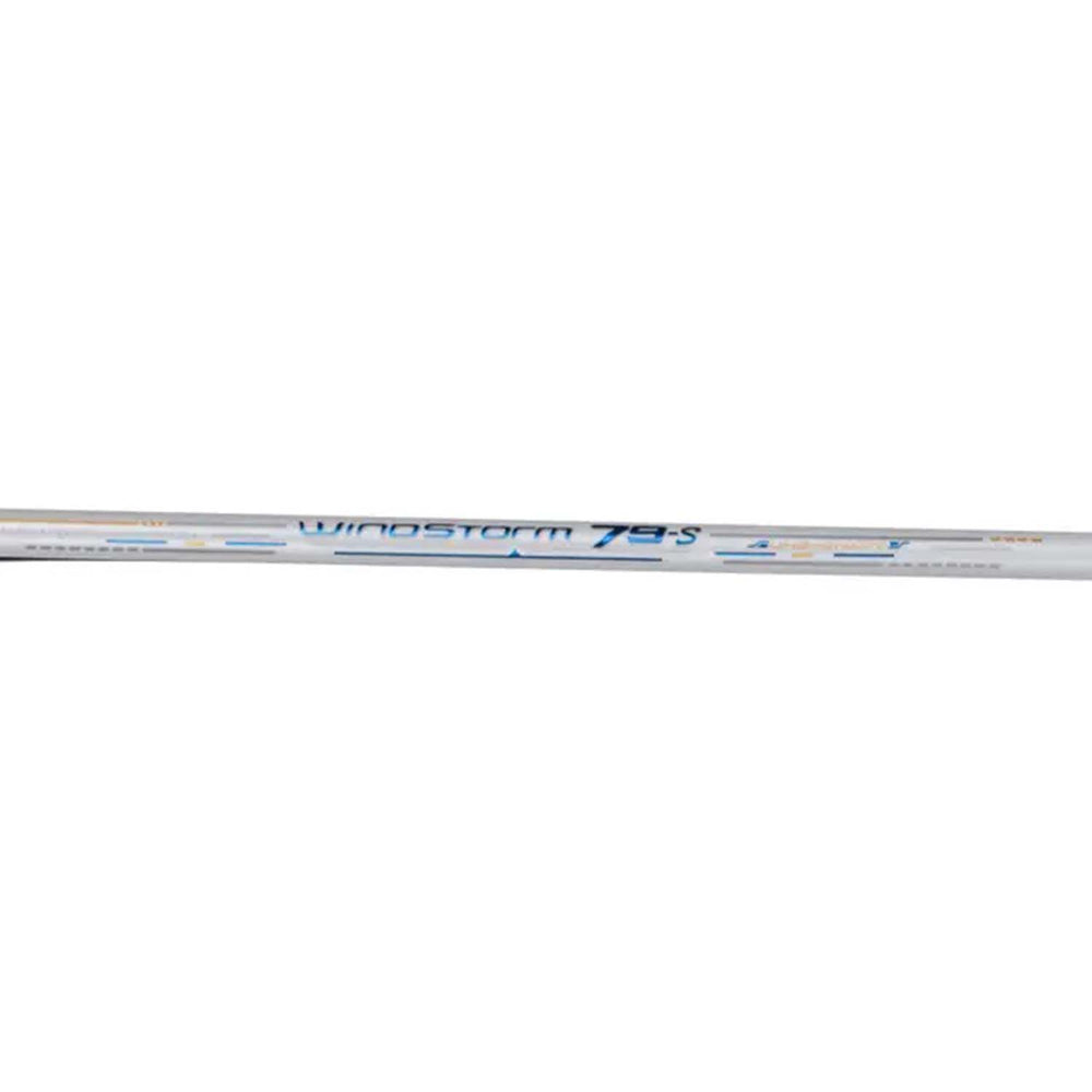 Li-Ning Windstorm 79 S Badminton Racquet – Ultra-Lightweight 79g, G6 Grip, Unstrung for Speed & Precision (Pearl White) - Best Price online Prokicksports.com