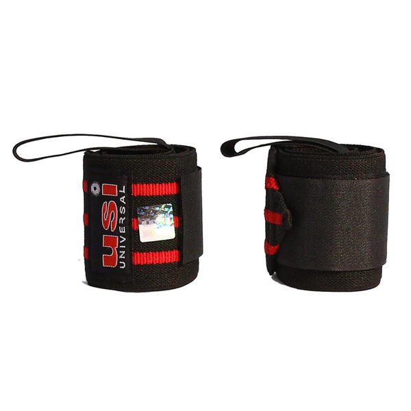 USI Universal 733WW3 Line Wrist Wraps 38cm – Adjustable Gym Wrist Support for Weightlifting, CrossFit, Bodybuilding, Powerlifting & Strength Training