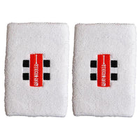 Gray Nicolls GN Wrist Band White – Soft Absorbent Cricket Wristband for Sweat Control, Comfort & Support During Matches and Training Sessions - Best Price online Prokicksports.com