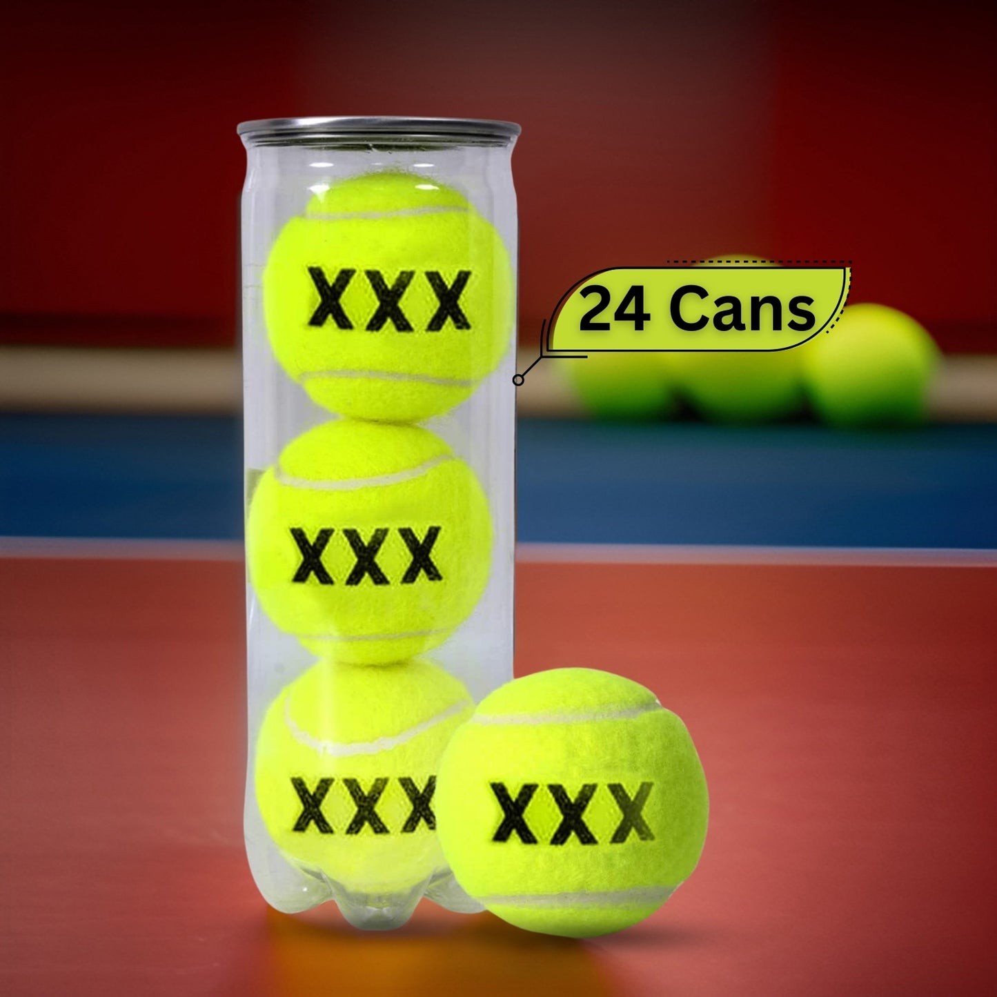HEAD X-Out Tennis Balls Carton (24 Cans) - Best Price online Prokicksports.com