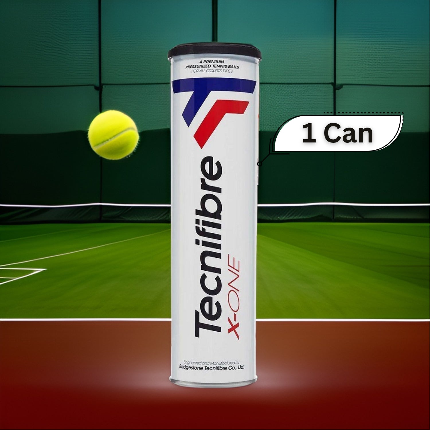 Tecnifibre X-One Tennis Balls Can (1 Can) - Best Price online Prokicksports.com