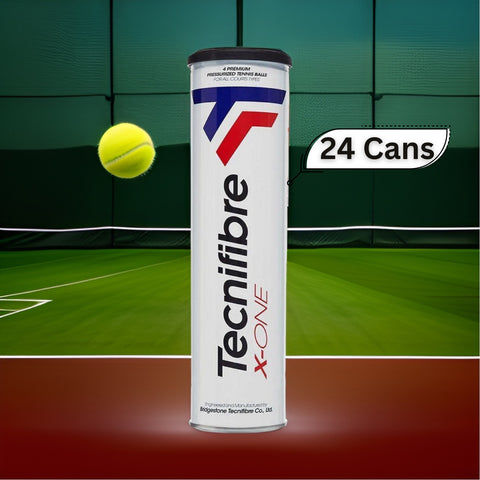 Tecnifibre X-One Tennis Balls Carton (24 Cans) - Best Price online Prokicksports.com