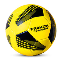 Prokick Dominator Machine Stitched 32 Panel Football, Size 5 (Yellow/Black) - Best Price online Prokicksports.com