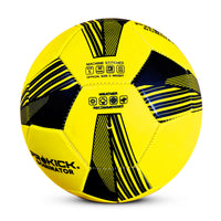 Prokick Dominator Machine Stitched 32 Panel Football, Size 5 (Yellow/Black) - Best Price online Prokicksports.com