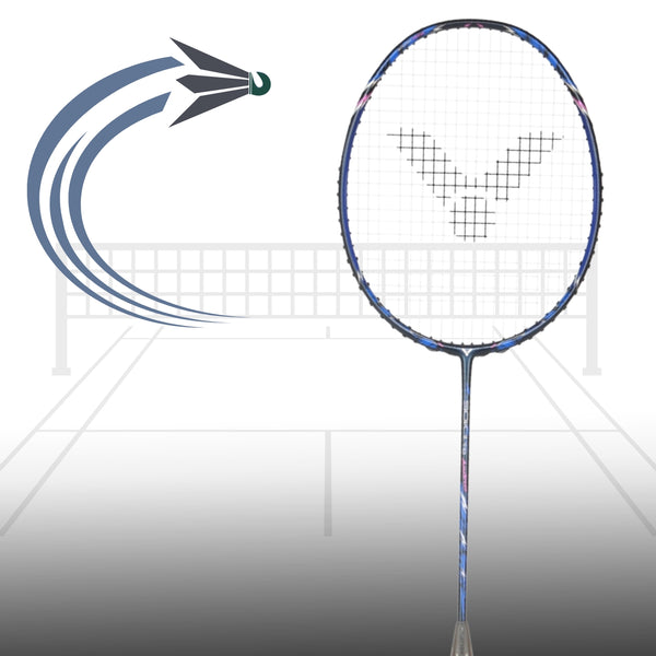 Victor ARS 90KII TD Badminton Racquet Unstrung 4U G6 | Speed & Control Frame with Aero Technology | Midnight Blue