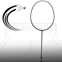 Li-Ning Xiphos X1 Unstrung Badminton Racquet, G5 – 87g Lightweight Graphite Racket, Black/Silver– For Professional Power and Control for Competitive Players - Best Price online Prokicksports.com
