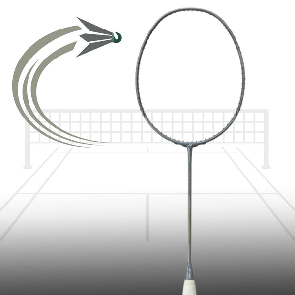 Yonex Nanoflare Nextage 4U5 Badminton Racket | High-Speed & Power | Strung with Superior Control - Dark Grey