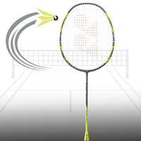 Yonex Arcsaber 7 Play Strung Badminton Racquet, 4UG5 (Grey/Yellow) - Best Price online Prokicksports.com