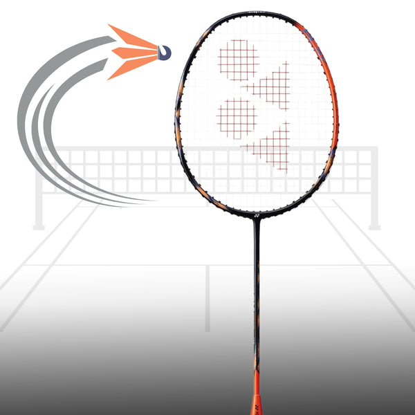 Yonex Astrox 77 Play Strung Badminton Racquet, 4U-G5 (High Orange)